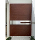  High Quality Villa American Design Front Single Entry Pivot Doors Modern Entry Solid Wood