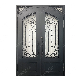  Villa European Classic Entrance Single Double Design Main Luxury Metal Entry Front Exterior Modern Wrought Iron Door