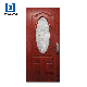 Fangda Protective PVC Coated Small Oval Red Teak Exterior Door