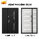  Luxury Exterior Entry Front Metal Security Steel Wooden Armored Door for Home