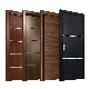  Morden Single Bathroom Melamine MDF PVC Interior Solid Wooden Door