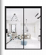 Interior Pocket Top Hung Glass Slim Frame Sliding Door