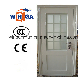 Middle East, Europ, USA French Wingawhitecolor Steel Glass Door (WGS-176A)