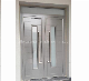 Building Material Secuirty Aluminum Door with Tempered Glass Zf-Ds-096