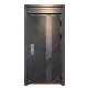  Latest House Turkey Outside Black Outdoor Security Main Entrance Entry Steel Door Cheap