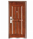 Fusim Cheap Price House Front Metal Modern Exterior Security Steel Doors manufacturer