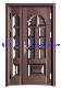  Steel Security Sliding Wooden Metal Wooden Gate Door