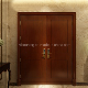 Modern Simple Design Fireproof Steel Security Door for Home Decoration Zf-Ds-104 manufacturer