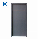 Fangda Simple Modern Style Grey Steel Security Door