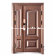  Digital Lock Outside Anti Thief Steel Metal Security Copper Door