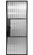Modern Heavy Duty Residential Black Mirrored Glass Interior Door manufacturer