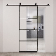 Glass Sliding Barn Door for Home Interior Decoration From China Glass Door Factory manufacturer