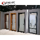 China Good Aluminium Aluminium Double Glass Window Door Sliding Casement Awing Folding Hung Window Door Decoration Construction Glass Window manufacturer