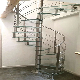 Interior Spiral Staircase with Glass Railing System Design manufacturer