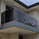  Tinted Glass Aluminum U Channel Profile Railing Design for Terrace Balustrade System