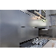 China Modular Kitchen Furniture Design Matt Black Modern Kitchen Cabinets with Marble Stone Top manufacturer
