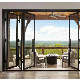  Villa Balcony Aluminum Alloy Folding Door Shop Soundproof Sliding Folding Bi-Folding Door