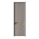 Modern Bathroom Design Interior WPC Door Single Composite Wood PVC Door