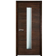 Sound Insulated Internal Office Wooden Door with Tempered Glass Window