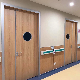 Soundproof Fireproof Waterproof Entry Wooden Hospital Door with Aluminum Edge and Frame