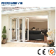 European Style Hot Sale Double Glass Aluminum Frame Folding Door