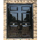 European Style Front Door Pivot Modern Solid Wood with Side Light Pivot Door for Villa