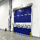  High Speed PVC Curtain Industrial Automatic Rapid Sliding Door