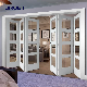  High Quality Wholesale Louvre Dubai PVC Bi Folding Bifold Bathroom Profile UPVC Doors