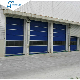 PVC Vinyl Fold up Quick Rolling Clean Room Industrial Doors