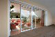 Beautiful Garden Conch Profile UPVC/PVC Tempered Glass Sliding Door