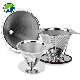  Stainless Steel Strainer Tools Layer Coffee Tea Drip Basket Coffee Filter Reusable Kitchen Accessories