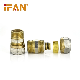  Ifan Factory Wholesale High Quality White and Brass Color Compression Fittings