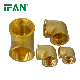  Ifan OEM Customized 90 Degree Elbow with Female Thread Brass Elbow