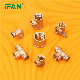 Ifan Factory Direct Sales Brass Male Threaded Coupling Water Pipe Fitting