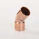 Copper Fiting 45 Degree Elbow Welding Soldering Connection Refrigeration Part