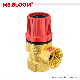 1/2” -3/4” Natural Brass Color Brass safety Valve manufacturer