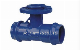 ISO2531 Double Socket Tee with Loose Flange Branch Ductile Iron Pipe Fitting