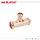 15*15*22-76*76*76mm Copper Reducer Tee Press Fitting