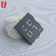  Smart Home Touch Light Switch Wall Socket Frame 2mm 3mm Toughened Tempered Glass Panel with Black Paint Custom Silkscreen Printing IR Window
