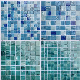 Hot Selling Dazzling Decorative Toughened Glass Mosaic Mirror Glass for Building/Swimming Pool