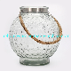 Big 10 L Round Lantern Glass with Handle for Home Decoration