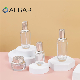 Oval Round Transparent Glass Packing for Cosmetics Skin Care Fragrance