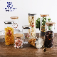 China Glassware Factory 500ml 1L 1200ml 1500ml 2L Transparent Borosilicate Glass Kitchenware Food Storage Jar with Bamboo Hermetic Seal Lid manufacturer