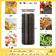  4oz/8oz/10oz/12oz/16oz/32oz/180ml/220ml/380ml High Borosilicate Kitchen Food Storage Big Sugar Jam Bottle Glass Jar Manufacturer with Bamboo/Wooden Lid/Cork