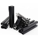  7075 2020 5050 8040 Black Cube Aluminium Frame Extruder for Table Work