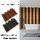  Interior Background Decoration Wooden WPC Wall Panel WPC Ceiling Panels Fluted Composite Cladding