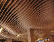  Customized Wavy Baffle Ceiling Design for Shopping Mall Project