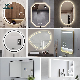 LED Wholesale Factory Custom Size Bathroom Home Decoration Smart Mirror with Digital Clock Defogger Lighted Smart Bluetooth