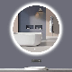 Jinghu 2023 Factory Modern Home Furniture Round Decorative Mirror Illuminated Backlit Lighted Round Shape Long Wall LED Mirror with Defogger Dimmer