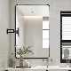 Rotatable Folding Aluminum Alloy Framed Anti-Explosion Bathroom Wall Mirror Rectangle